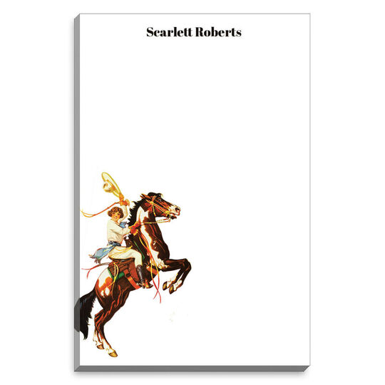 Rodeo Cowgirl Notepads